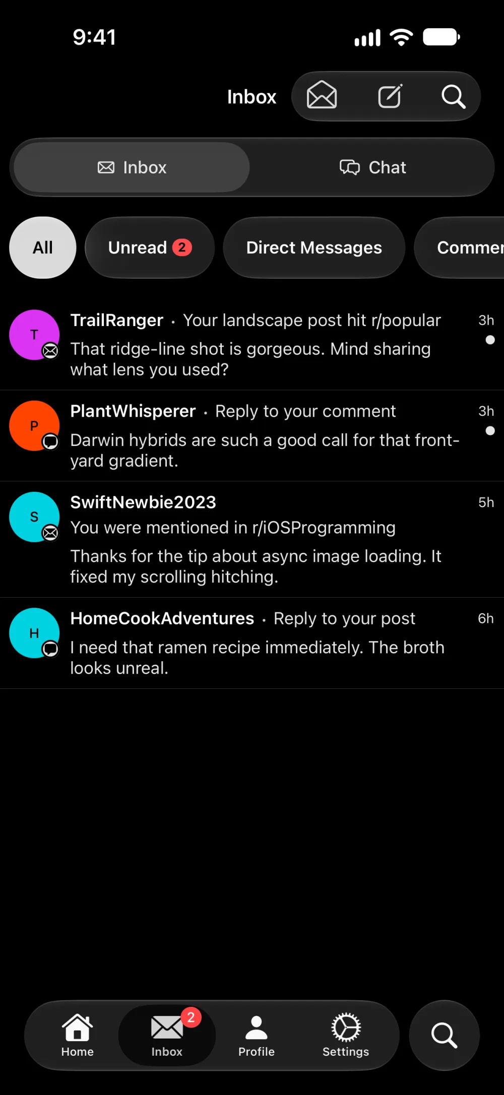 The inbox